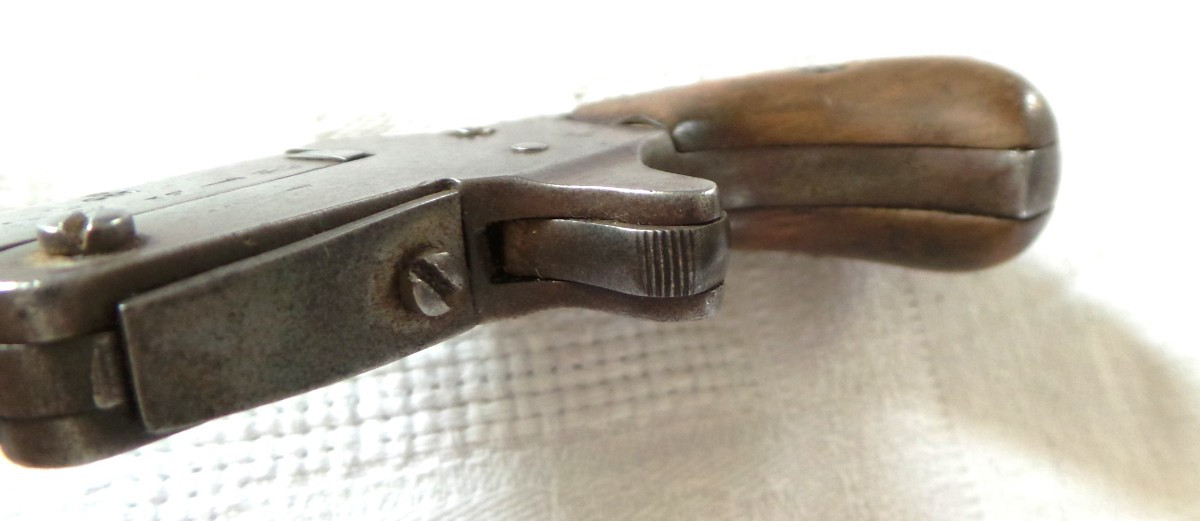Pocket Pistol With Pin And Tilting Barrel - 19th Century-photo-1