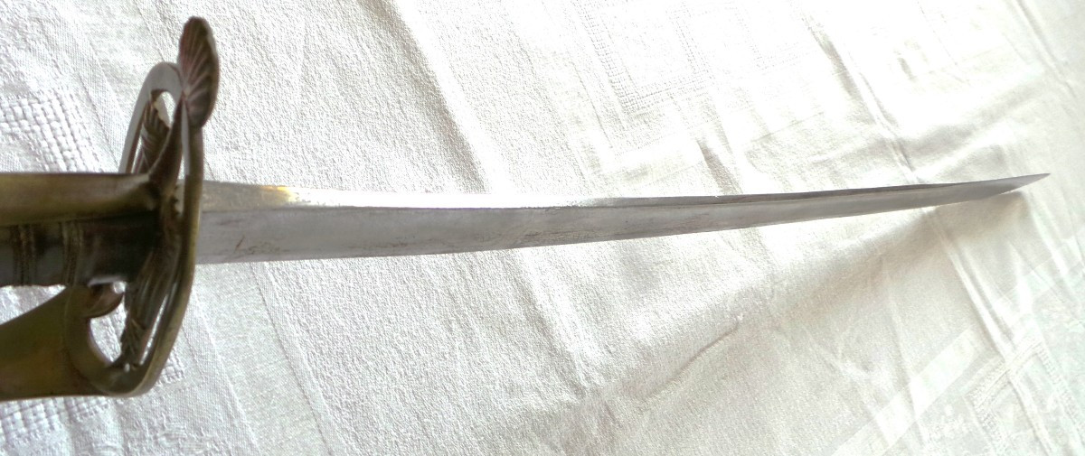 18th C. - National Volunteer Saber - Officer Model - Revolutionary Period 1792-photo-2