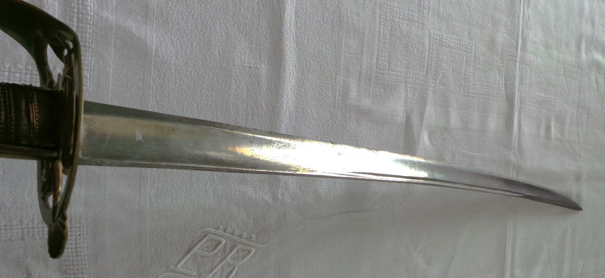 18th C. - National Volunteer Saber - Officer Model - Revolutionary Period 1792-photo-3