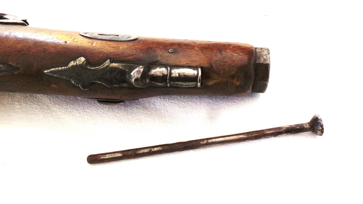 PISTOLET MANUFACTURE D' EIBAR - ESPAGNE - SIGNE -GREGORIO AGUIRRE - 1849-photo-4