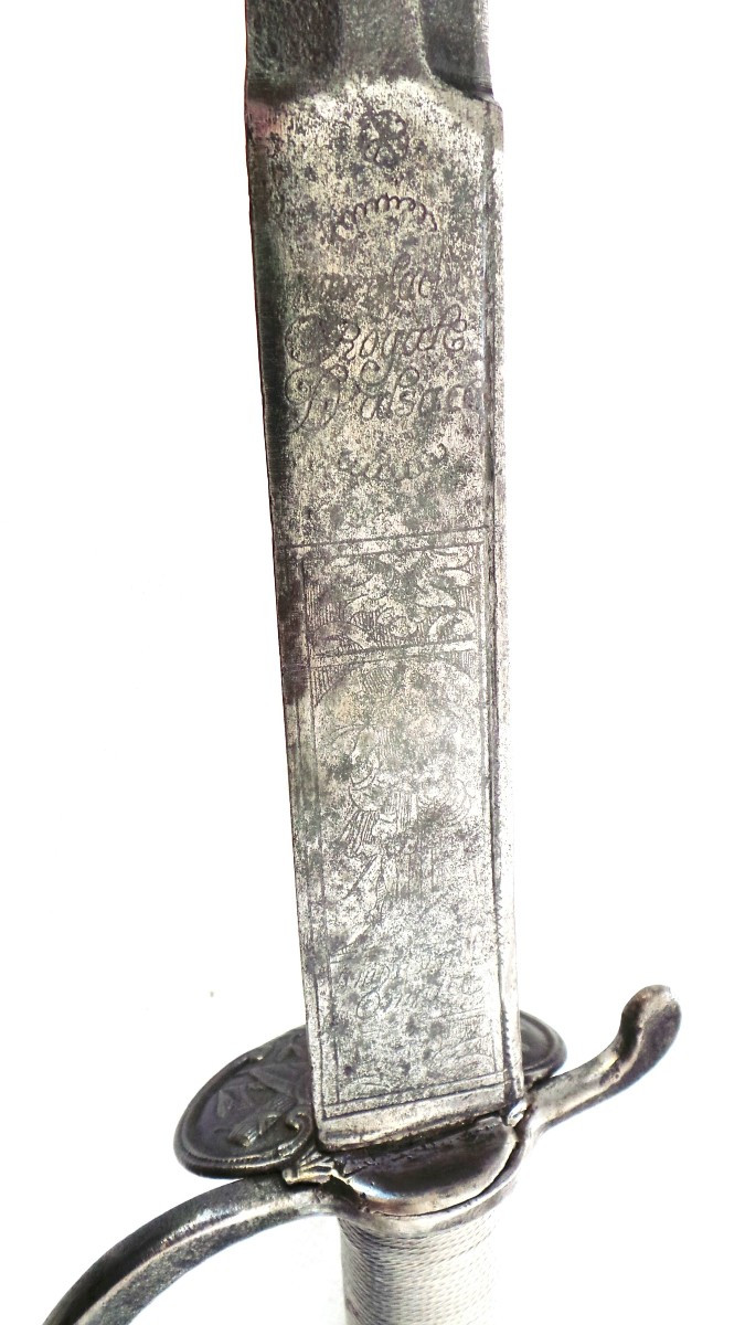 EPEE -FORTE & COURTE -MANUFACTURE ROYALE D'ALSACE - 1731-1781 - LOUIS XV° - XVIII°-photo-4