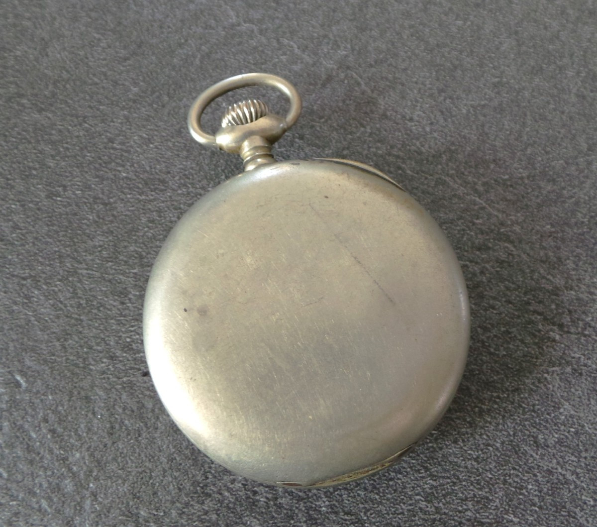 Military "lip" Pocket Watch - Mechanical Movement-photo-3