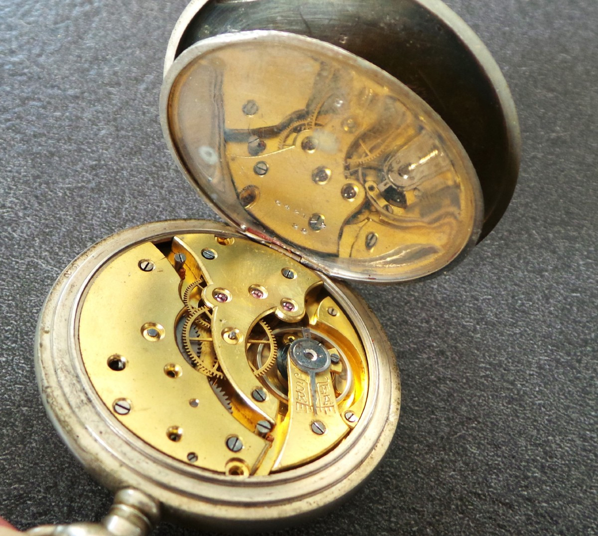 Military "lip" Pocket Watch - Mechanical Movement-photo-4