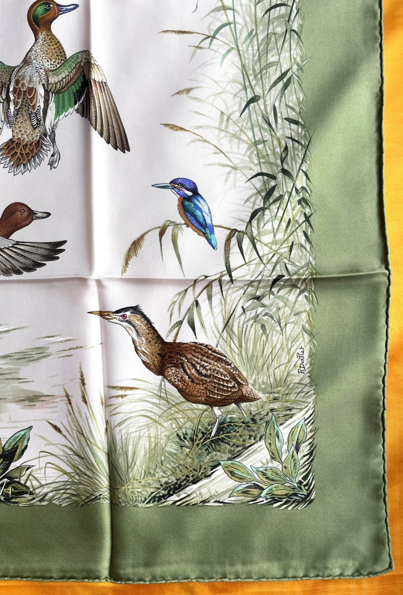 "stop In The Camargue" Illustrated By Dallet In 1989 For The House Of Hermes In Paris-photo-7