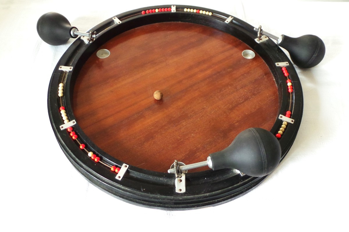 "nicolas Billard" Skill Game With 3 Air Balls - 1894 Patent From "nicolas Redler" In Paris