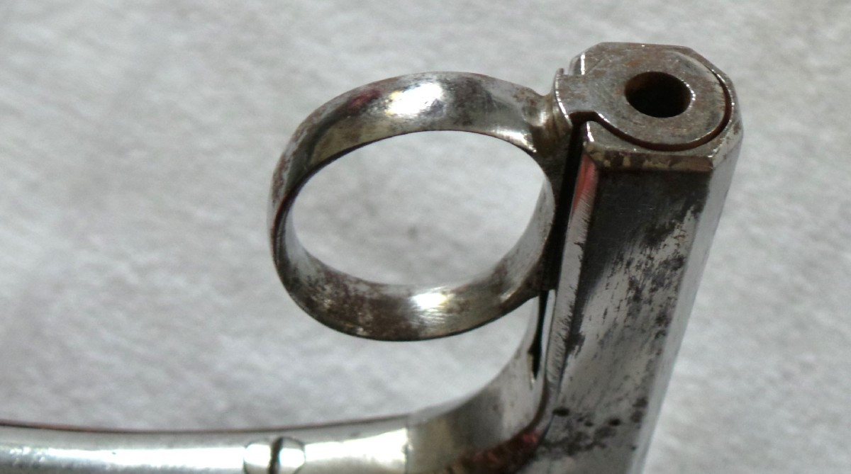 PISTOLET  BRUN-LATRIGE - ST ETIENNE - BREVET 1868 - 10 COUPS - XIX°-photo-1