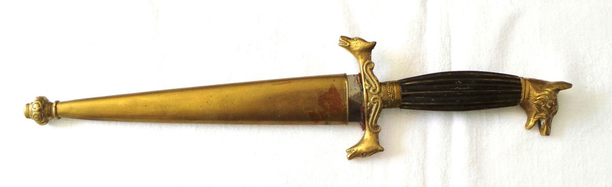 2nd Empire - 19th C Louvetier Dagger-photo-4