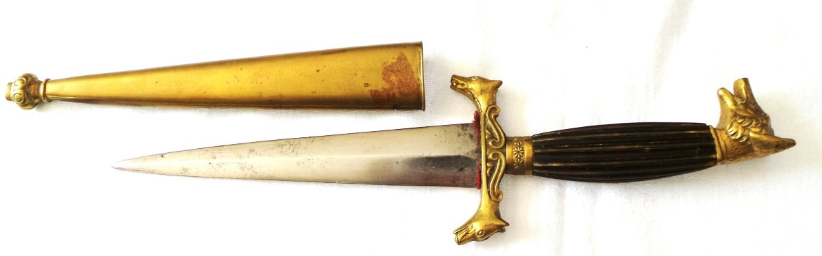 2nd Empire - 19th C Louvetier Dagger