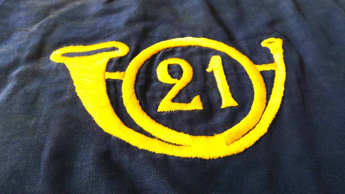 Pennant Of The 21st Battalion Of Foot Chasser - 1855 To 1963 - 19th-20th Century-photo-2