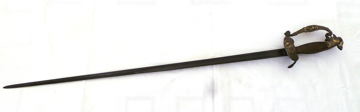 EPEE - MONARCHIE DE JUILLET- D'OFFICIER DE LA GARDE NATIONALE - MOD 1817 - XIX°-photo-4
