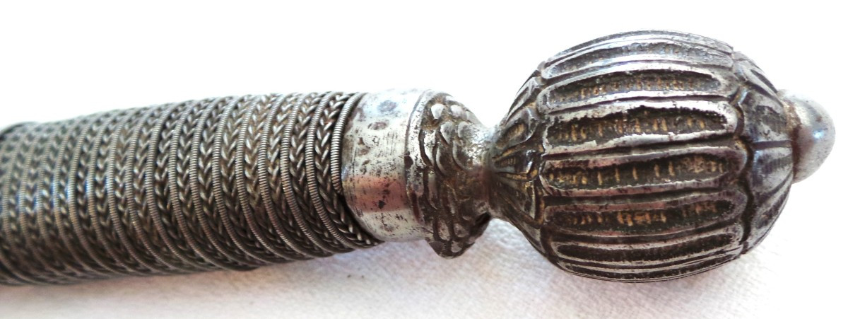 EPEE 1er EMPIRE PAR " KLINGENTAL-COULEAUX" - POINCON DE " N - CHERRER" -1807 A 1809 - XIX°-photo-4