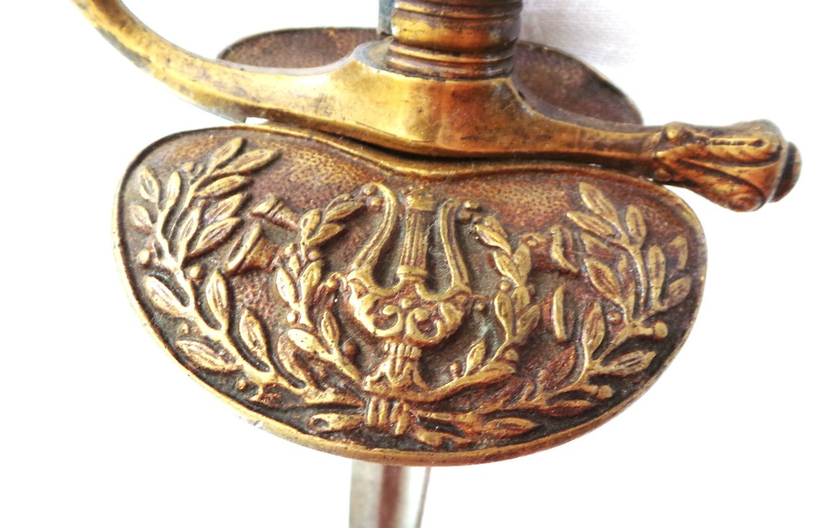 EPEE EPOQUE RESTAURANTION - MOD 1816 - CHEF DE MUSIQUE MILITAIRE - XIX°-photo-2