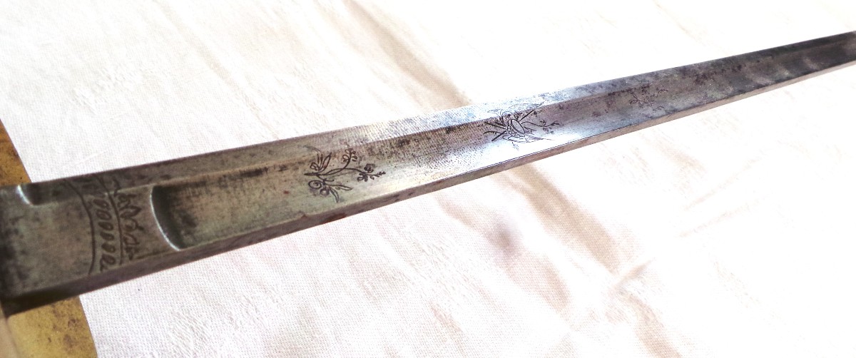Sword - Mod 1816 - Firefighter Officer - Restoration Period - 19th Century-photo-3