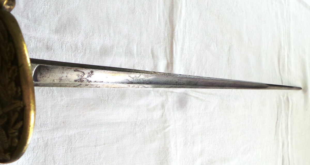 Sword - Mod 1816 - Firefighter Officer - Restoration Period - 19th Century-photo-4