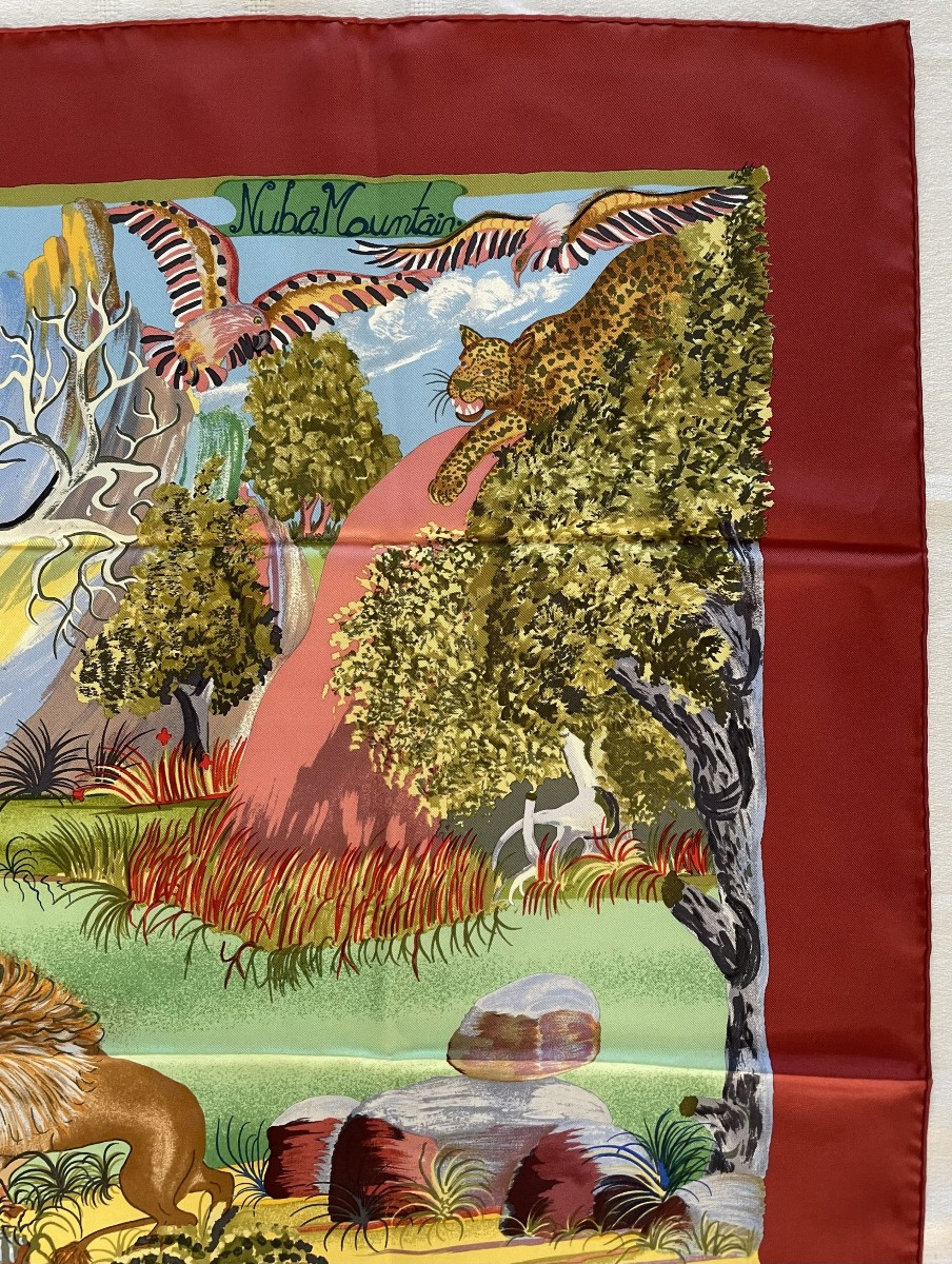"nuba Mountain" Illustrated By "sefidin" In 1997 For The House Of "hermes" In Paris - Bte - -photo-3