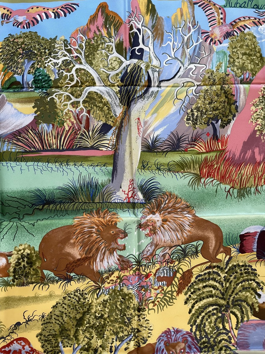 "nuba Mountain" Illustrated By "sefidin" In 1997 For The House Of "hermes" In Paris - Bte - -photo-4