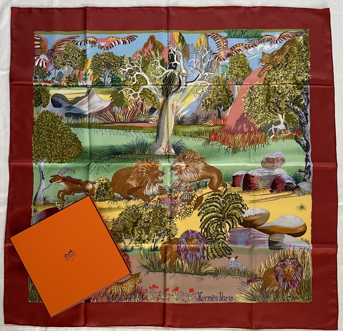 "nuba Mountain" Illustrated By "sefidin" In 1997 For The House Of "hermes" In Paris - Bte - 