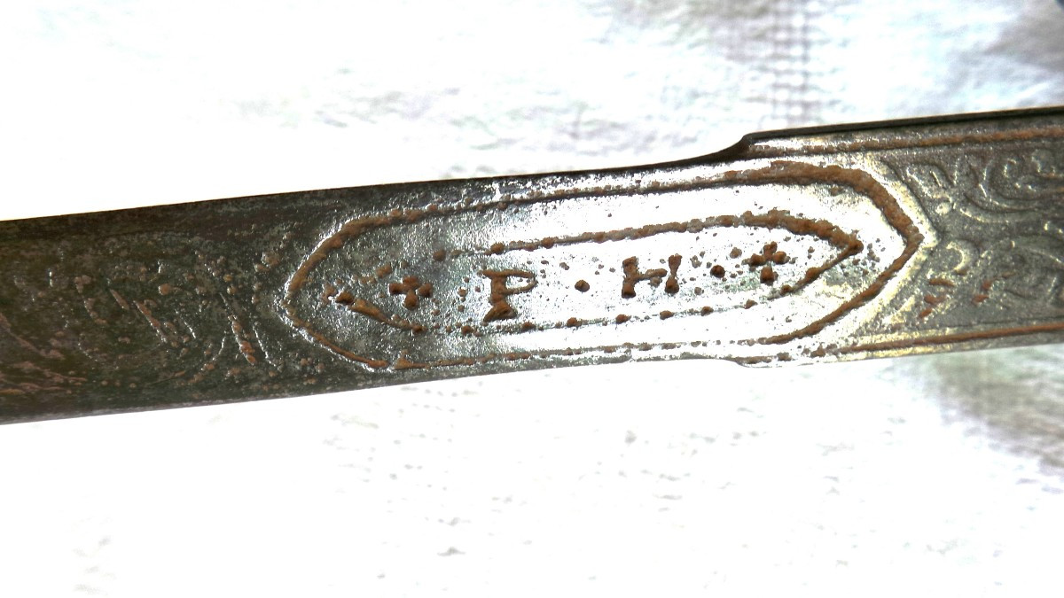 16th Century Skeleton Dagger - Blade Marking - "b - D - Montluc" - Marshal Of France In 1574-photo-7