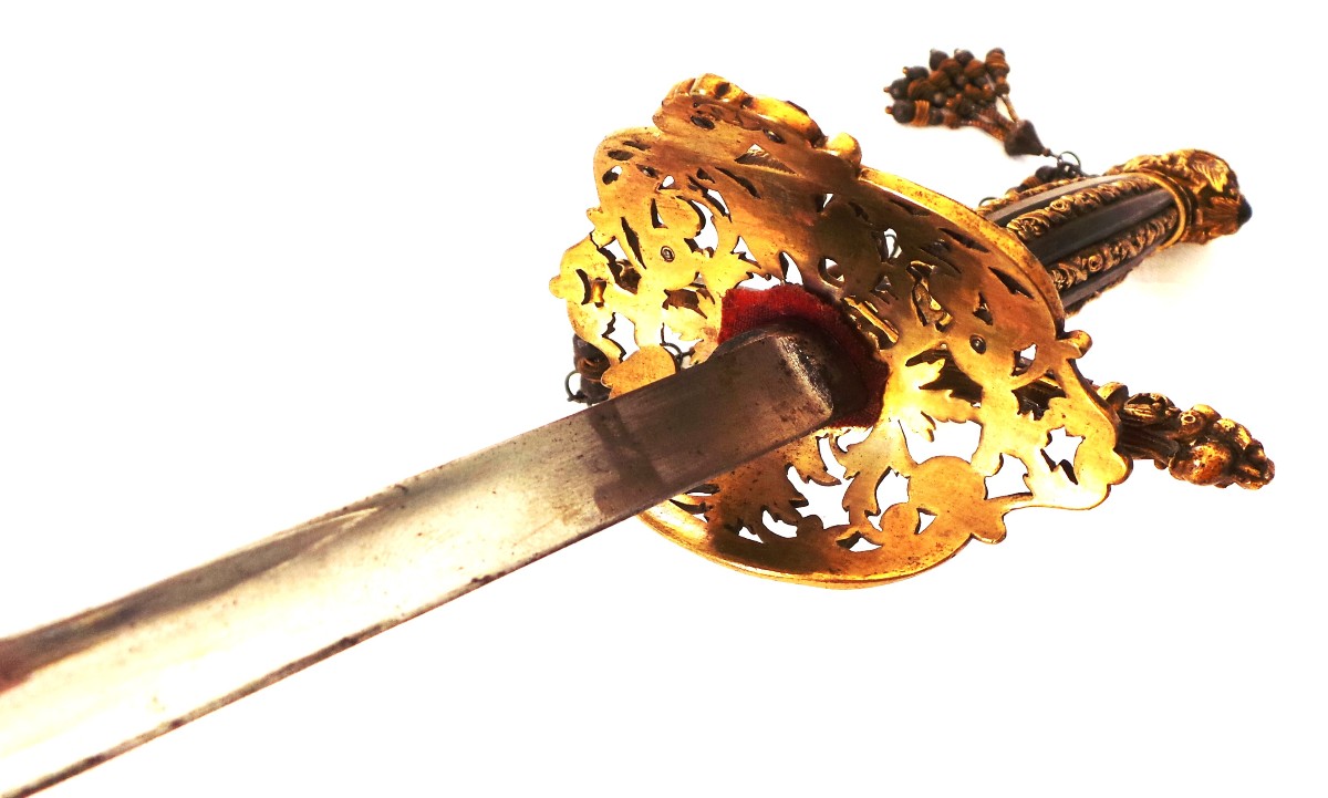 Sword- Nap III° - Ii° Empire- Called Of Magistrate - Poincon "f. D" De Delacour - XIX°-photo-4