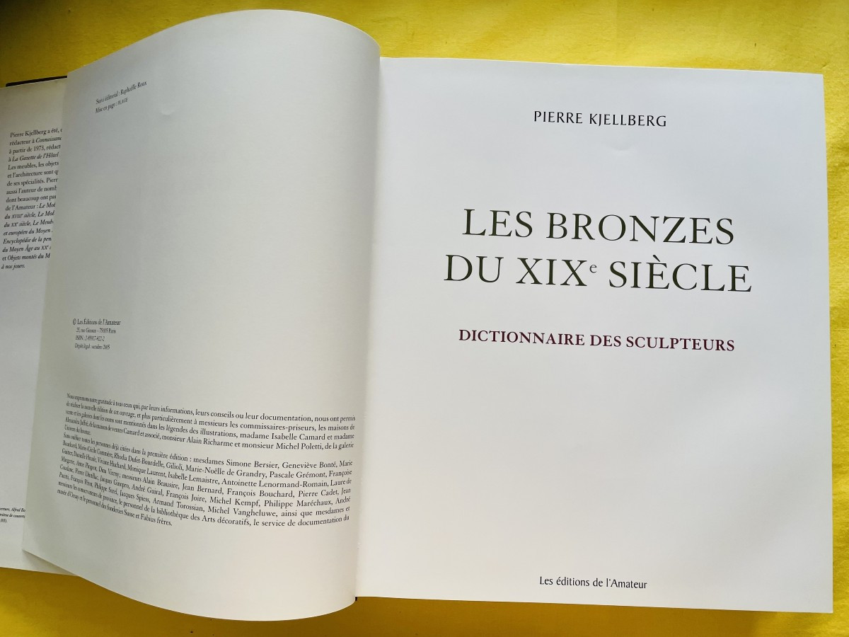  19th Century Bronzes - By Pierre Kjellberg - Sculptors' Dictionary - 717 Pages-photo-2