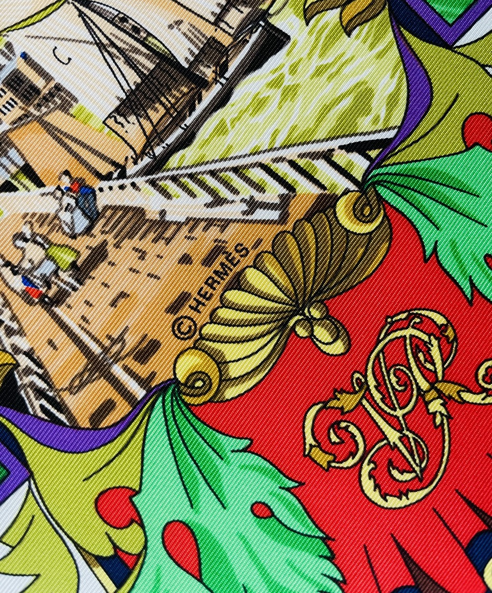 "L'ENTENTE CORDIALE " ILLUSTRE PAR LOIC DUBIGEON EN 1993 POUR LA MAISON " HERMES " A PARIS-photo-4