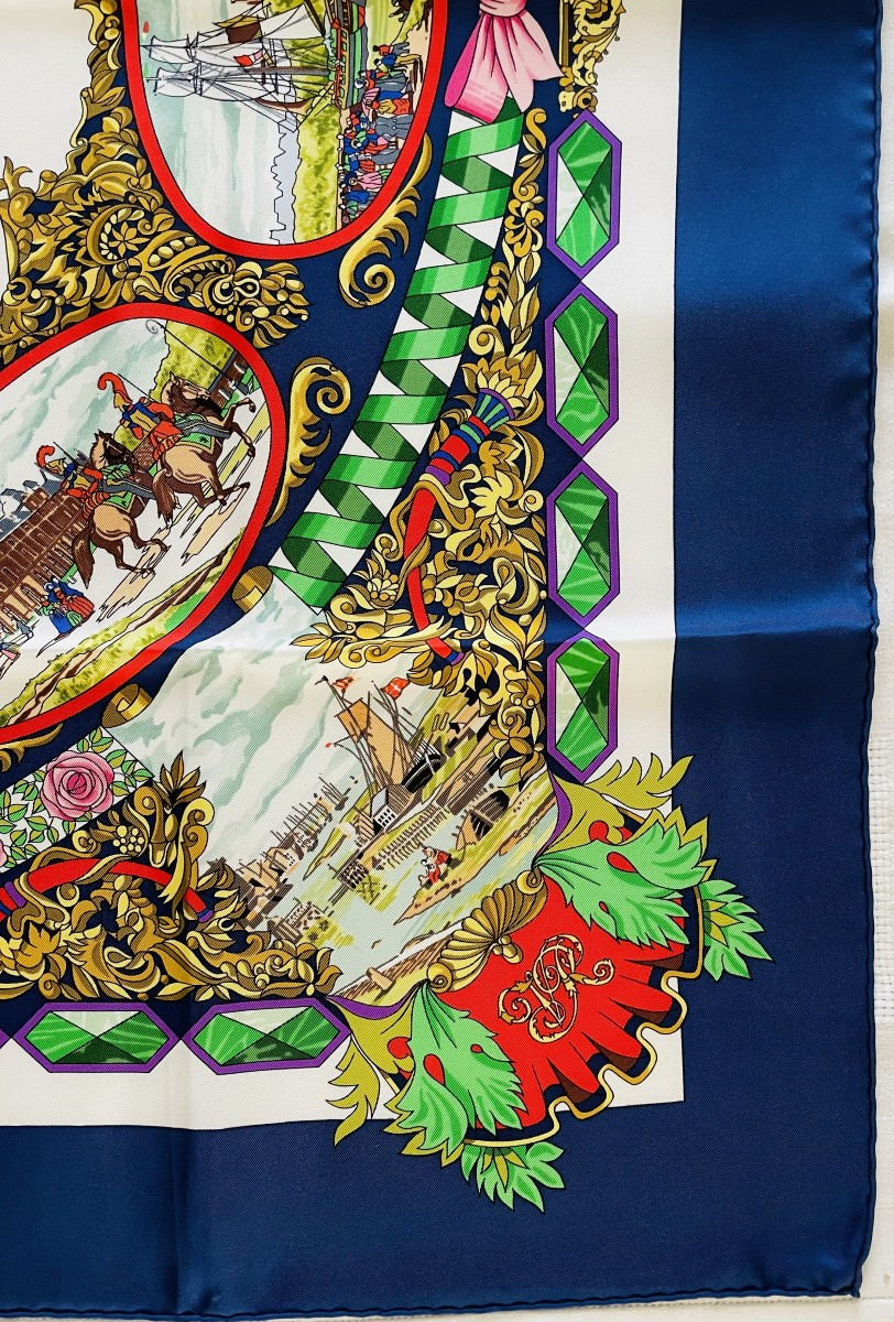 "L'ENTENTE CORDIALE " ILLUSTRE PAR LOIC DUBIGEON EN 1993 POUR LA MAISON " HERMES " A PARIS-photo-6