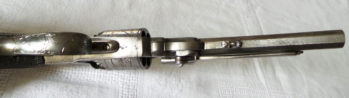 REVOLVER  DE TIR A SIMPLE ACTION - " HOUILLER BLANCHARD " (1840 - 1855 ) - XIX°-photo-6