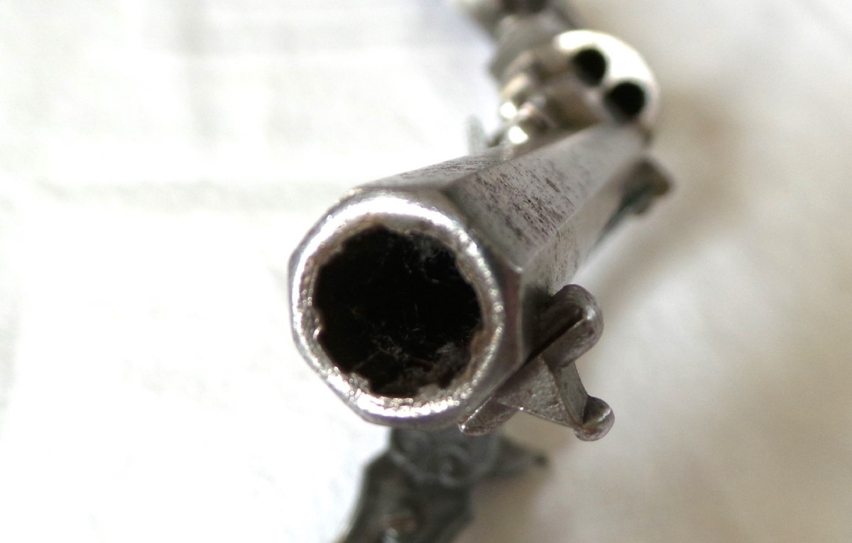 REVOLVER  DE TIR A SIMPLE ACTION - " HOUILLER BLANCHARD " (1840 - 1855 ) - XIX°-photo-7