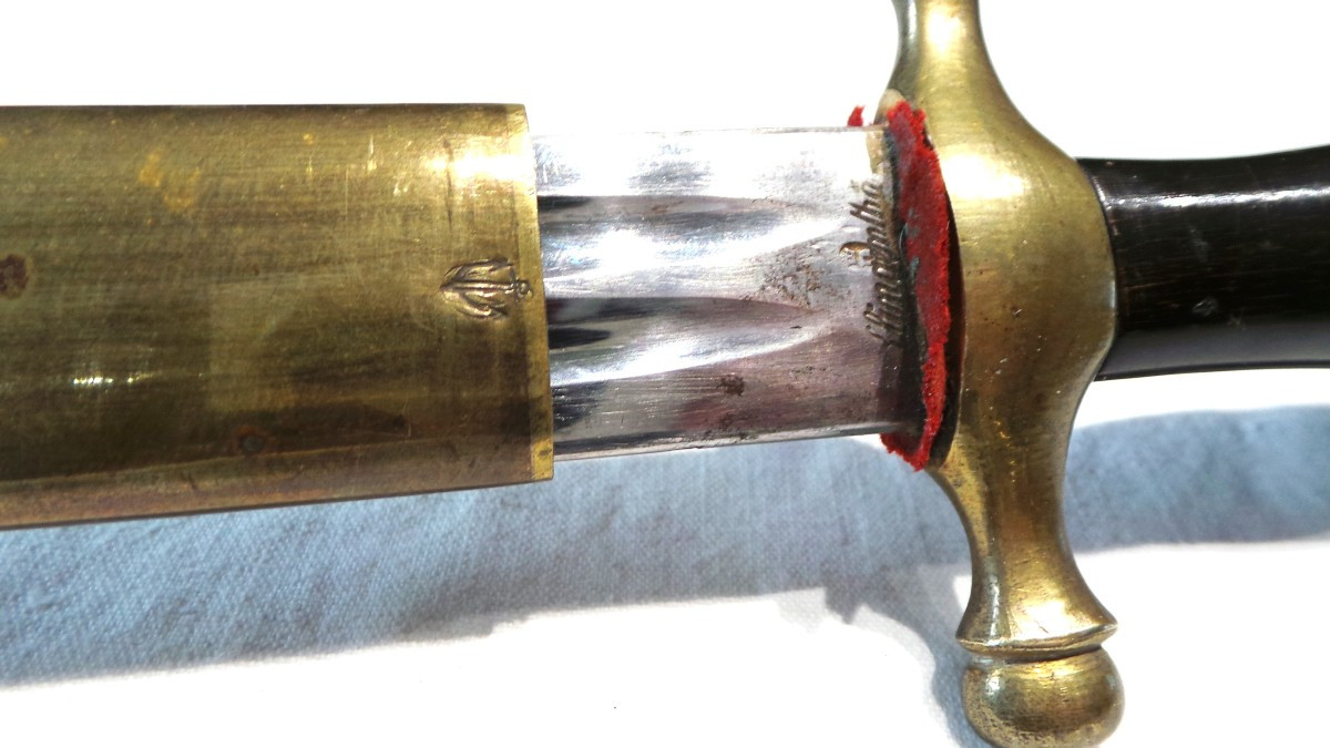 Model 1838 Sword Assigned To The Navy - Louis Philippe Period - 19th Century-photo-3