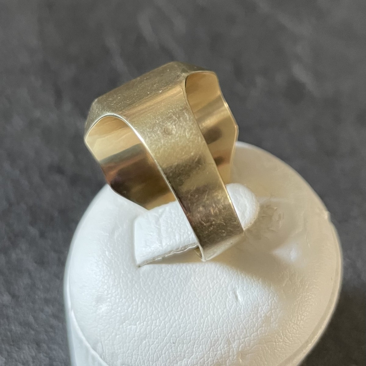 Niccolo Gold & Blue Agate Signet Ring - With The Coat Of Arms Of The Equestrian Order Of The Holy Sepulcher Of Jerusalem-photo-3