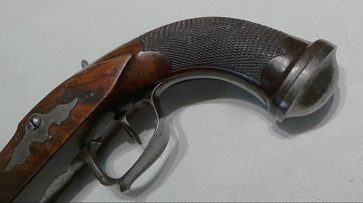 PAIRE DE PISTOLET  EN COFFRET DE LA MANUFACTURE DE ST-ETIENNE -1825 - EPOQUE LOUIS PHILIPPE-photo-4