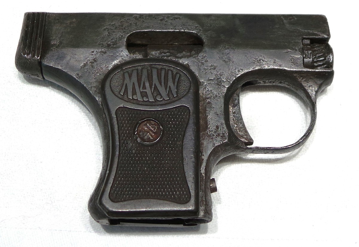 PISTOLET " MANN FRITZ " - CAL 25 ACP -  1919 - FRITZ WERKZENQFABRICK A SHUL.-photo-2
