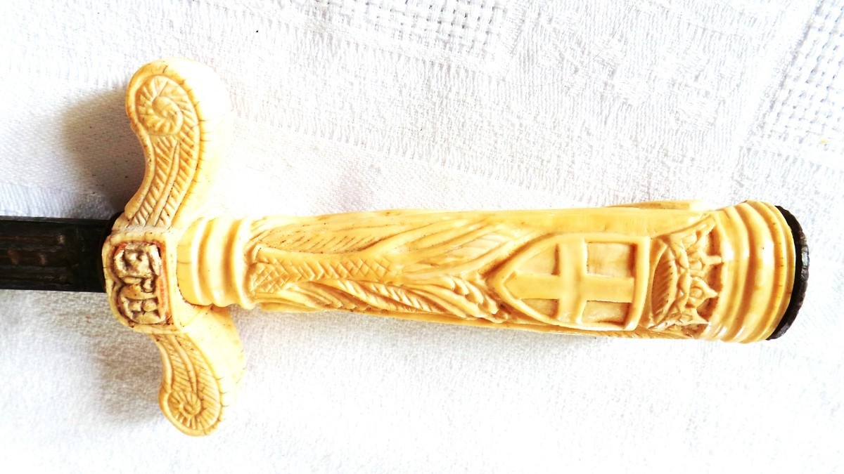 Misericordia Dagger - With The Arms Of Savoy & Monogram Of Emmanuel Philibert - 16th Century-photo-2