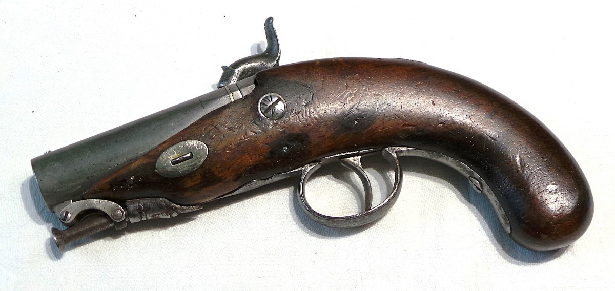 "hopkins - London" Percussion Pistol - 1830-1840 - 19th Century-photo-2