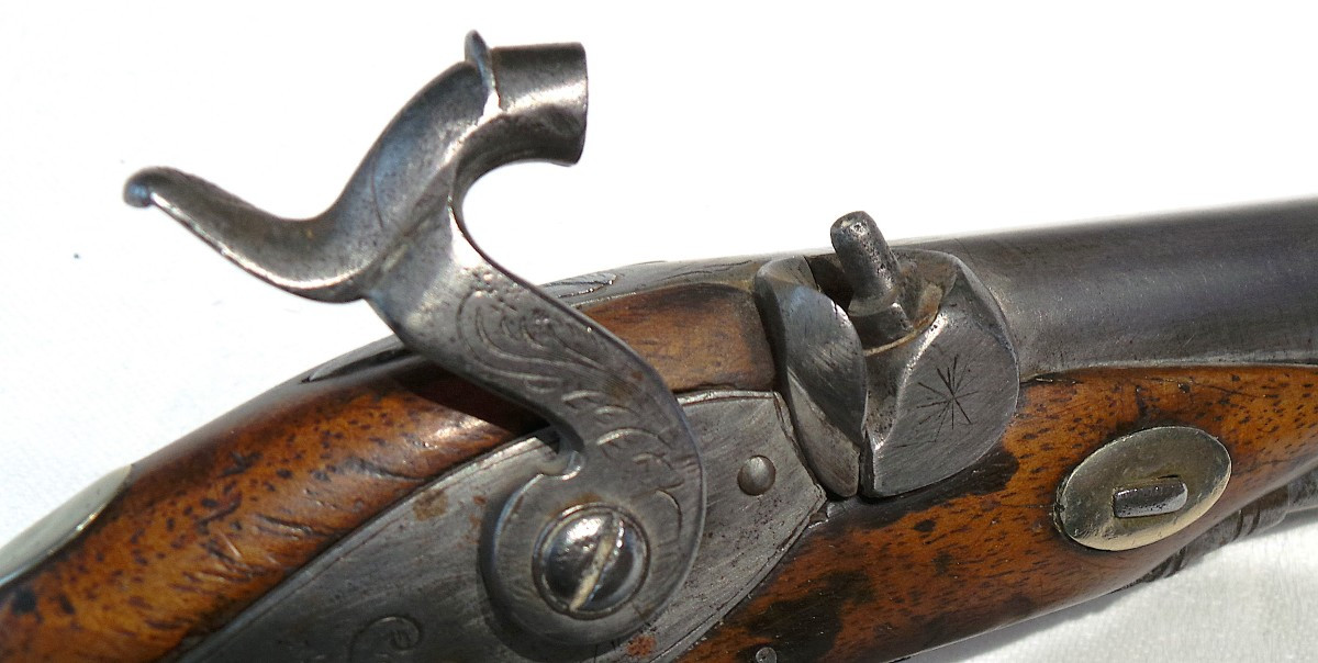 "hopkins - London" Percussion Pistol - 1830-1840 - 19th Century-photo-4
