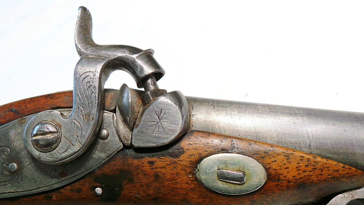 "hopkins - London" Percussion Pistol - 1830-1840 - 19th Century-photo-8