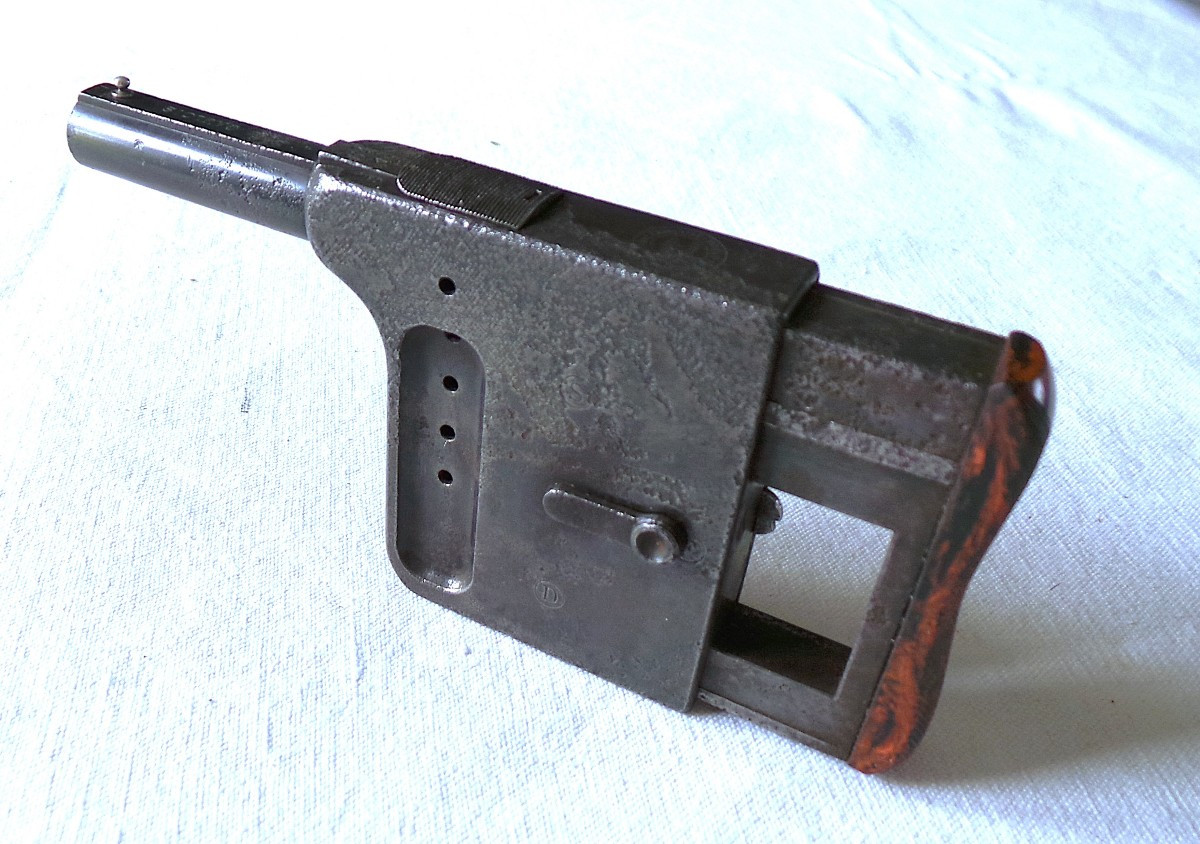 PISTOLET " LE GAULOIS " - XIX°- MANUFACTURE DE ST-ETIENNE-photo-2