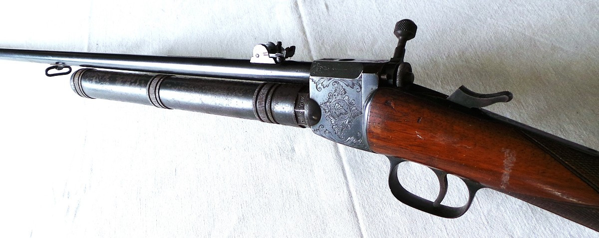 Liquidated Gas Rifle "p- Giffard" 1892 - St-etienne Manufacture-photo-3