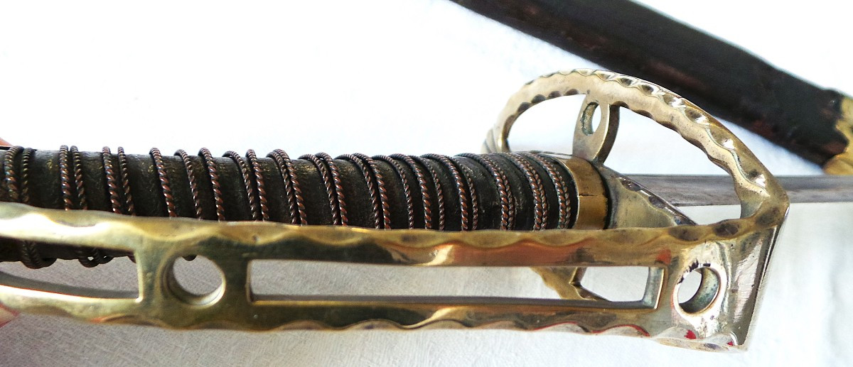 SABRE D OFFICIER D INFANTERIE - LOUIS XVI - REVOLUTION -XVIII°-photo-3