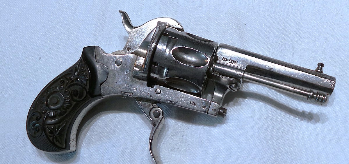 Pinfire Revolver Marked "manufacture De Saint-étienne" - 7mm Caliber - 19th Century -photo-2