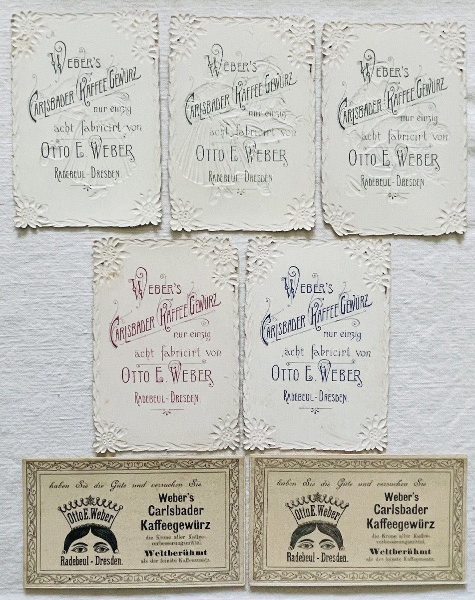 LOT DE 16 CARTES PUBLICITAIRES - TENUES VESTIMENTAIRES - " OTTO . E . WEBER " --photo-5