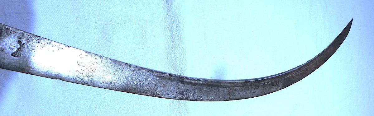 Shamchir - Ottoman - 18th Century - Blade With Esoteric Engraving-photo-2
