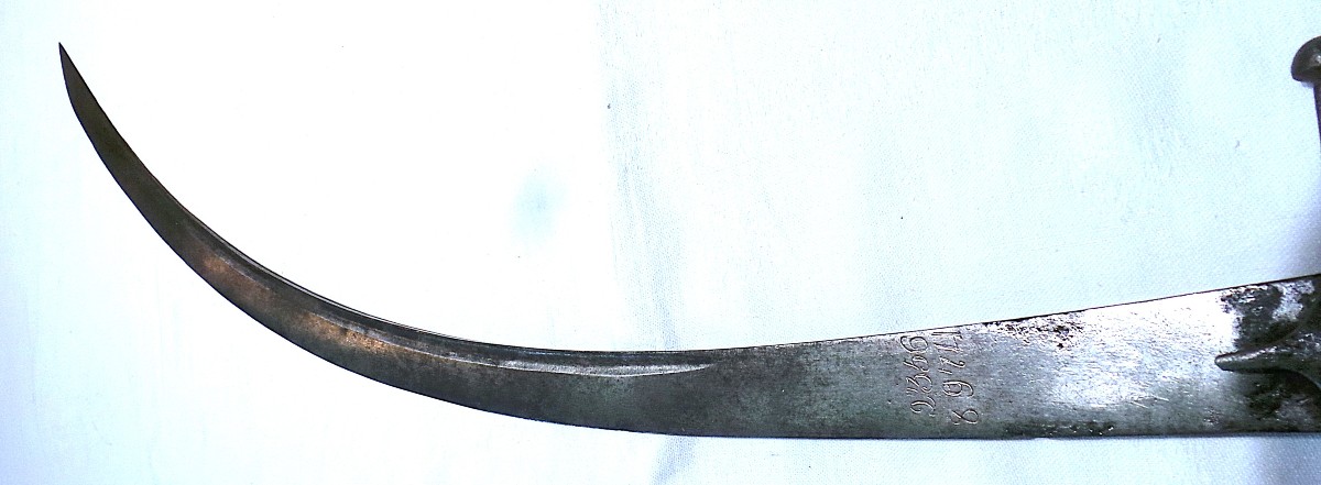 Shamchir - Ottoman - 18th Century - Blade With Esoteric Engraving-photo-3