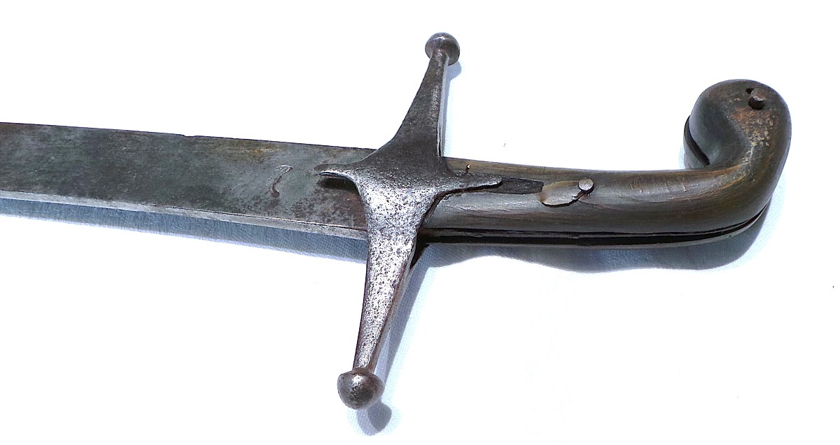 Shamchir - Ottoman - 18th Century - Blade With Esoteric Engraving-photo-5