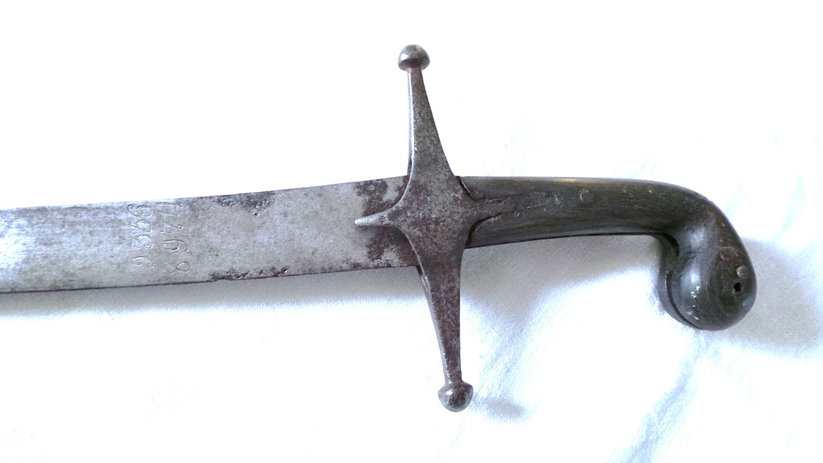 Shamchir - Ottoman - 18th Century - Blade With Esoteric Engraving-photo-6