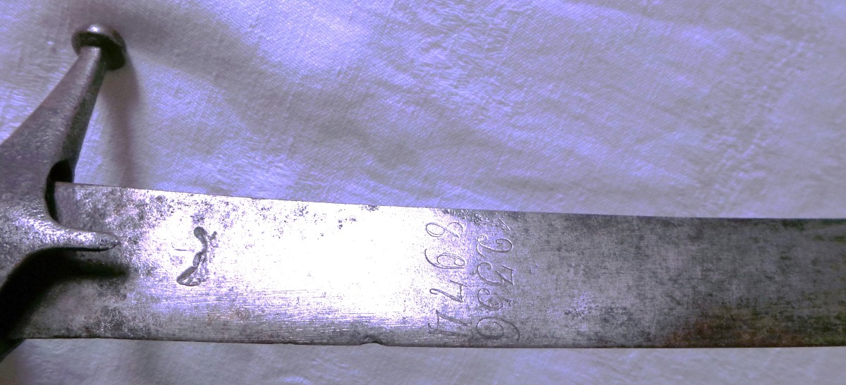 Shamchir - Ottoman - 18th Century - Blade With Esoteric Engraving-photo-8