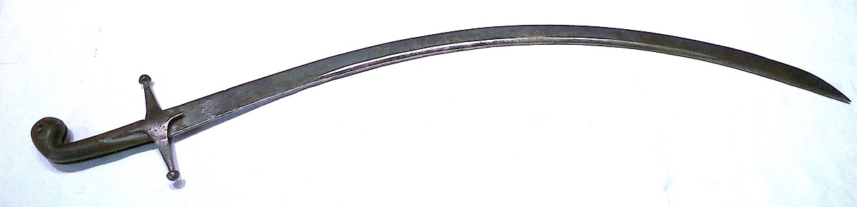 Shamchir - Ottoman - 18th Century - Blade With Esoteric Engraving