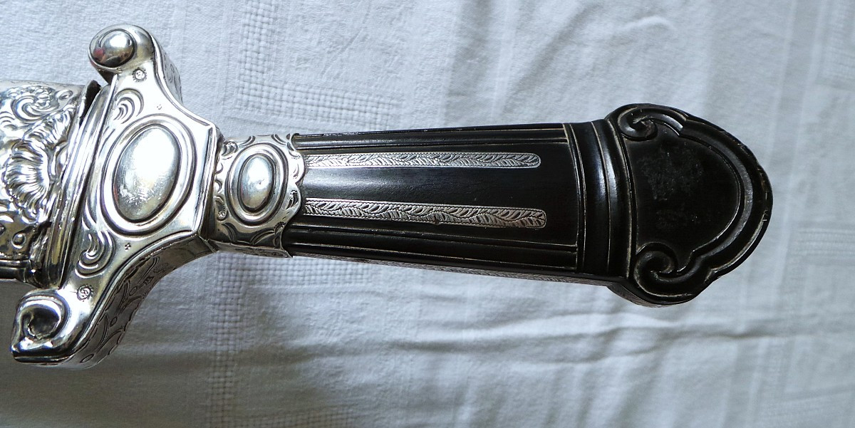 Fort Coutelas - Hunting Dagger - 18th Century - Louis XV - Louis XVI - Silver Hallmark-photo-2