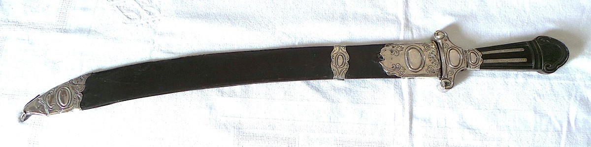 Fort Coutelas - Hunting Dagger - 18th Century - Louis XV - Louis XVI - Silver Hallmark