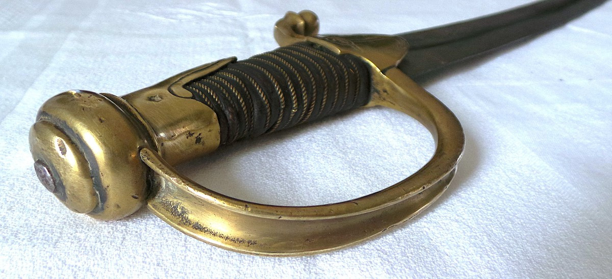 SABRE DES GARDES COTES - MODELE 1804 DU CORPS DES MATELOS DE LA GARDE IMPERIALE-photo-3